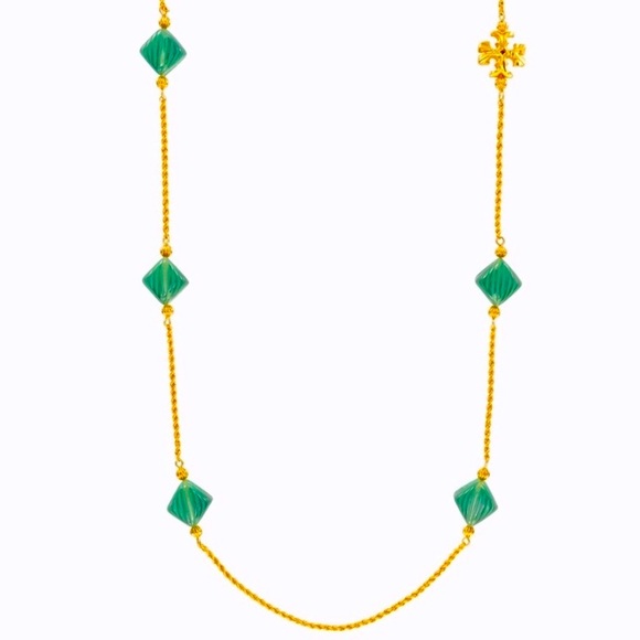 Tory Burch Roxanne delicate chain necklace - Picture 4 of 9